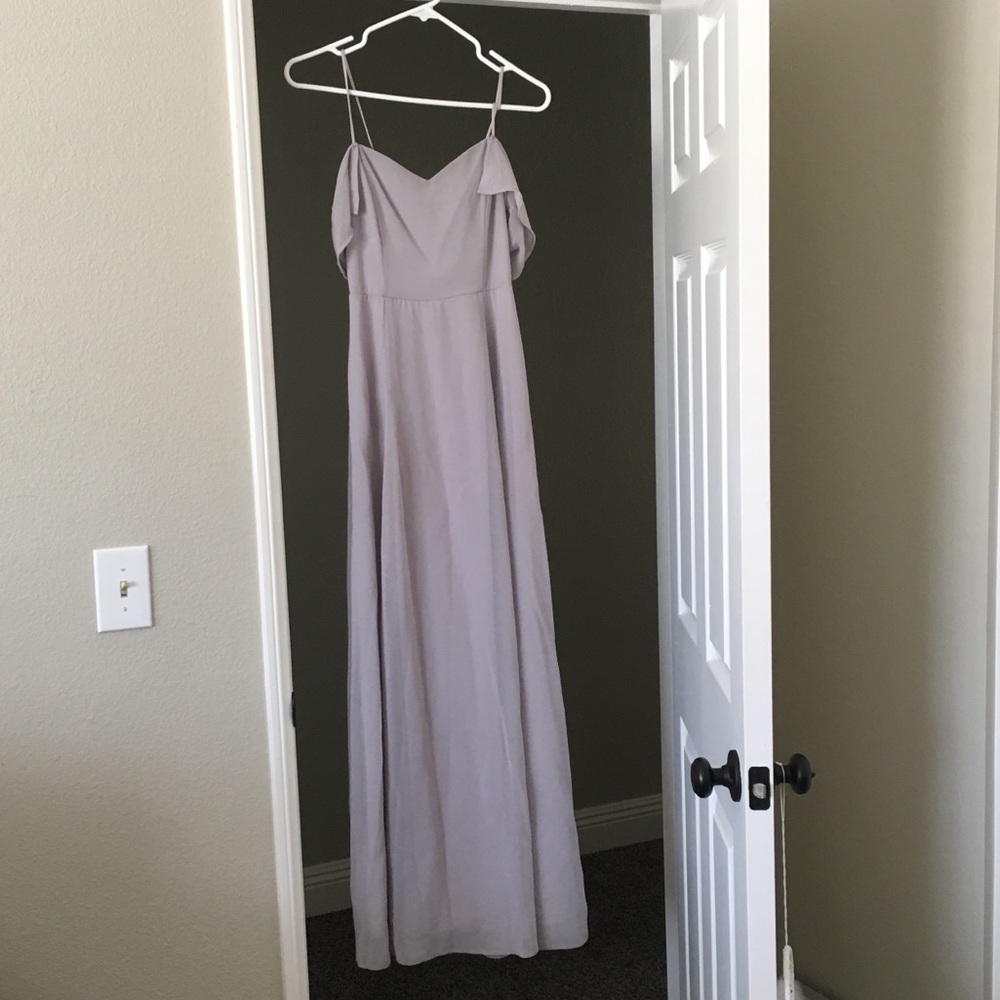 Grey Bridesmaid Dress